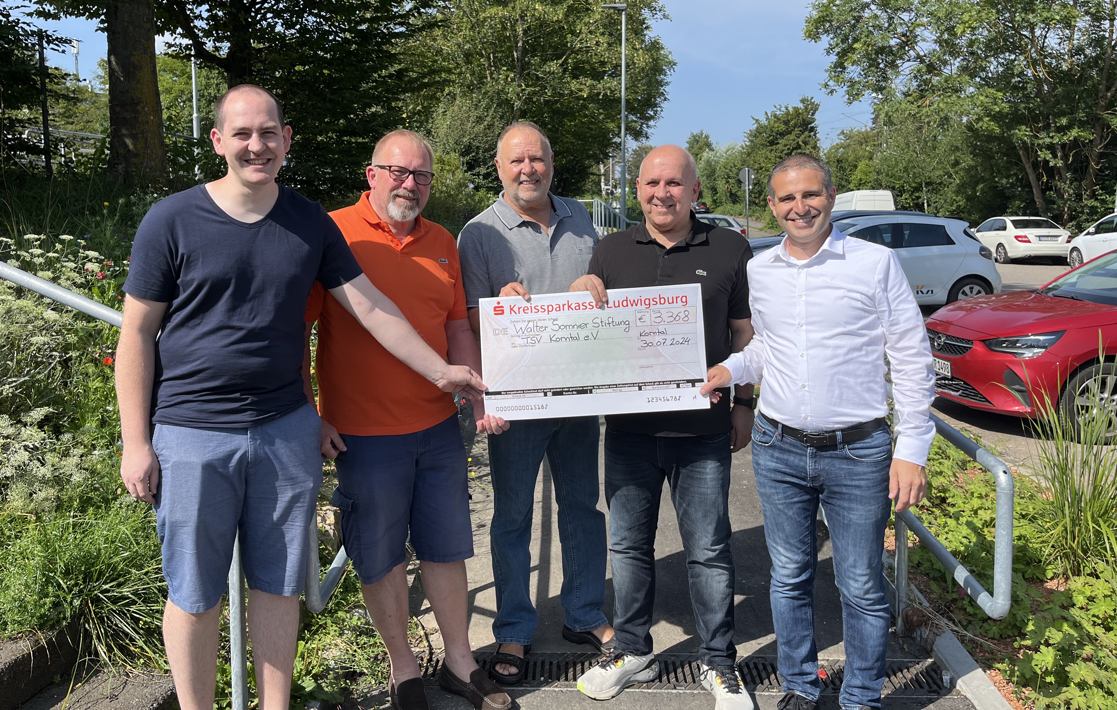 Fabian Haupt, Uwe Klatte, Alfred Bayer, Egon Beck, Roman Graser (vl)